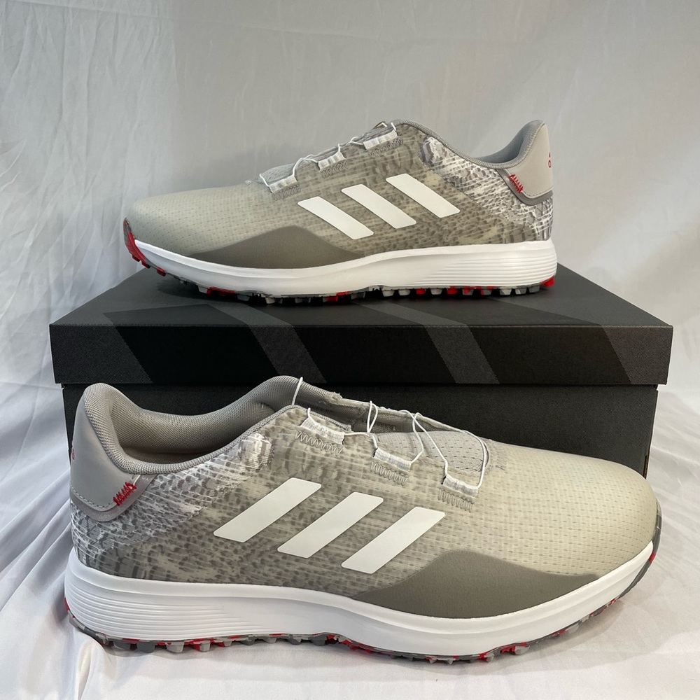 Adidas S2G SL BOA Grey/White (GV9786) Men’s Golf Shoes Size 12